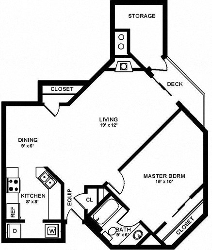 Cascadia Pointe Apartments in Everett, Washington Palouse Floor Plan